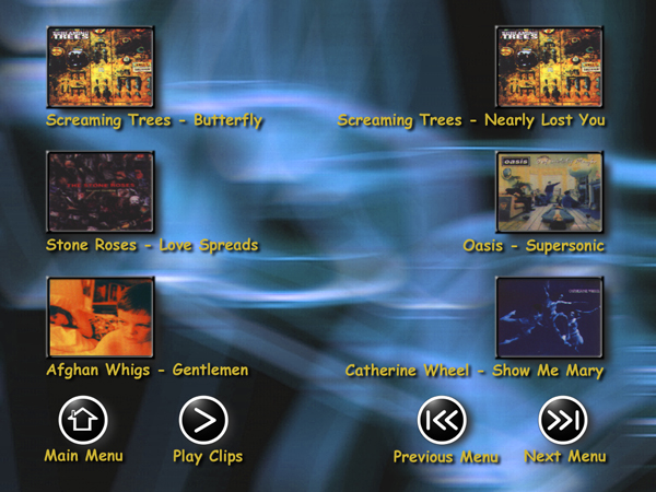 Rock Volume 2 Menu 1